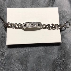 Funky silver bracelet